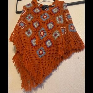 FOREVER 21 Hoodie Poncho NWOT